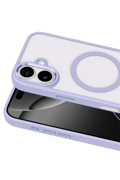 Mey İthalat®   iPhone 17 Terea Magsafe Kapak - Mor