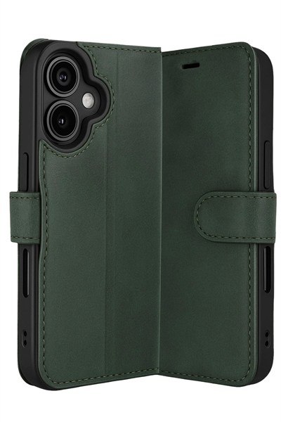 Mey İthalat®   iPhone 17 Trend S Plus Kapaklı Kılıf - Yeşil