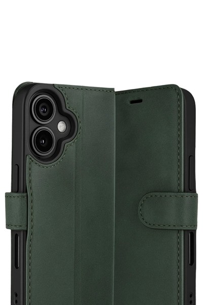 Mey İthalat®   iPhone 17 Trend S Plus Kapaklı Kılıf - Yeşil