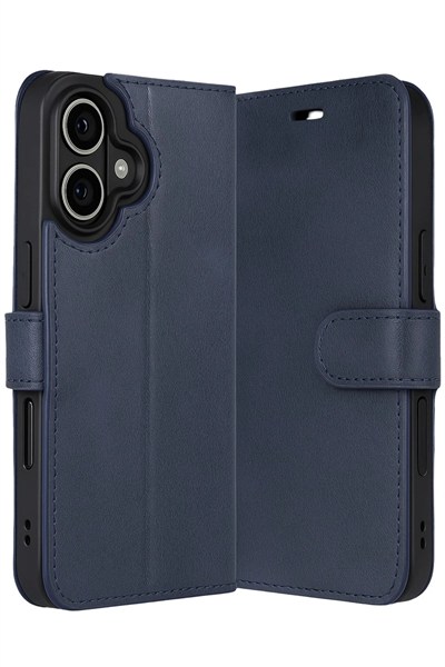 Mey İthalat®   iPhone 17 Trend S Plus Kapaklı Kılıf - Lacivert