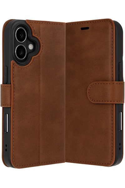 Mey İthalat®   iPhone 17 Trend S Plus Kapaklı Kılıf - Taba