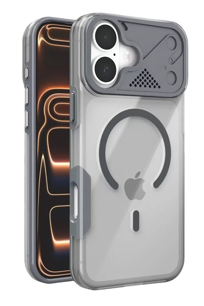 Mey İthalat®   iPhone 17 Zinko Magsafe Kapak - Titan Gri