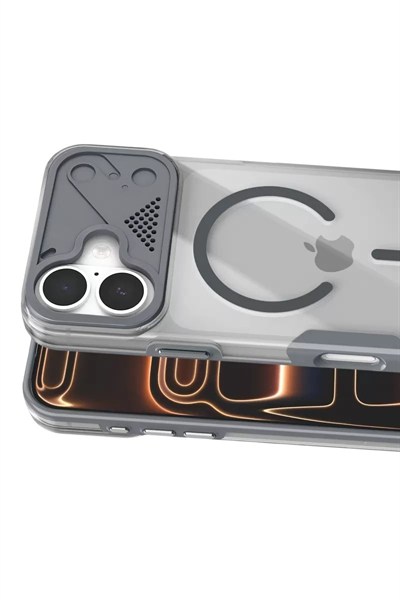 Mey İthalat®   iPhone 17 Zinko Magsafe Kapak - Titan Gri