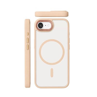 Mey İthalat®   iPhone 17E Terea Magsafe Kapak - Pembe