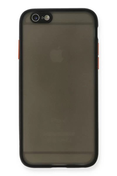 Mey İthalat®   iPhone 6 Kılıf Montreal Silikon Kapak - Siyah