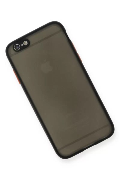 Mey İthalat®   iPhone 6 Kılıf Montreal Silikon Kapak - Siyah