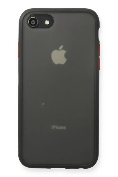 Mey İthalat®   iPhone 7 Kılıf Montreal Silikon Kapak - Siyah