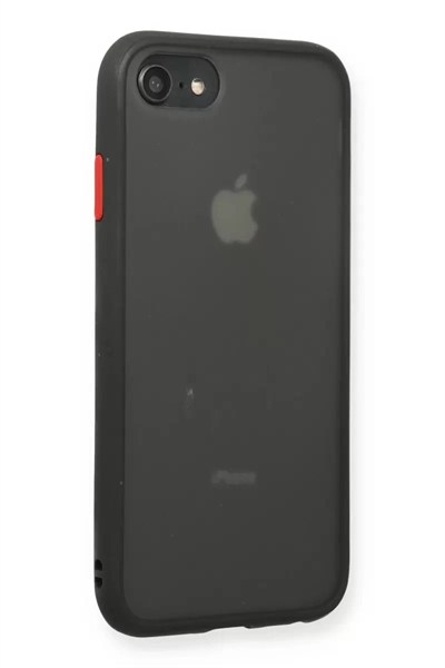 Mey İthalat®   iPhone 7 Kılıf Montreal Silikon Kapak - Siyah