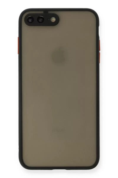Mey İthalat®   iPhone 7 Plus Kılıf Montreal Silikon Kapak - Siyah