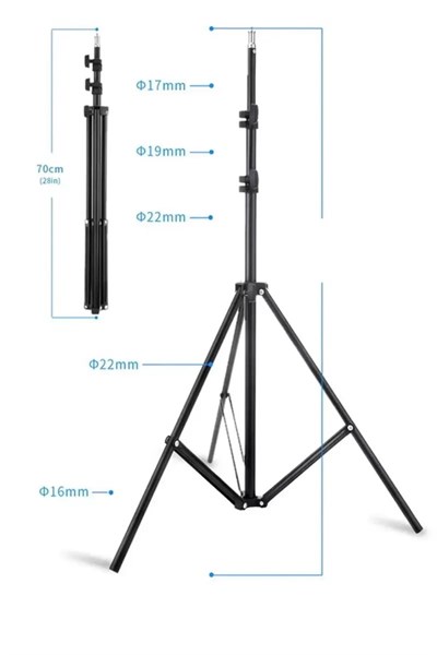 Mey İthalat®  2.1 Tripod Stand Led Işık İçin