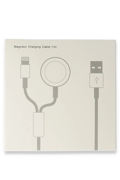 Mey İthalat®  AC08 2in1 Kablosuz Şarj  Watch 1/2/3/4/5/6/7/8/SE