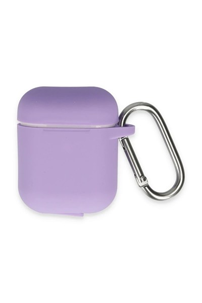 Mey İthalat®  Airpods 2 (2.nesil) Hang Kılıf - Lila