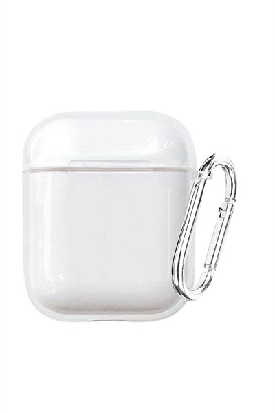 Mey İthalat®  Airpods 2 (2.nesil) Hang Kılıf - Şeffaf