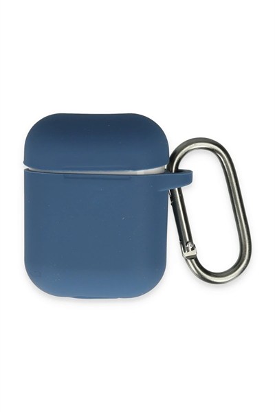 Mey İthalat®  Airpods 2 (2.nesil) Hang Kılıf - Lacivert