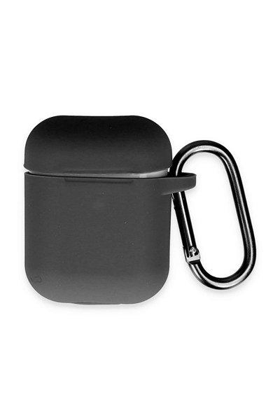 Mey İthalat®  Airpods 2 (2.nesil) Hang Kılıf - Siyah