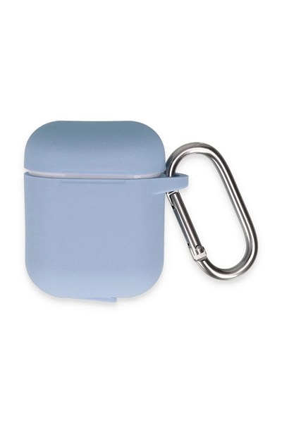 Mey İthalat®  Airpods 2 (2.nesil) Hang Kılıf - Mavi