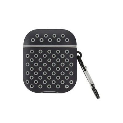 Mey İthalat®  Airpods 2 (2.nesil) Spor Delikli Kılıf - Siyah-Gri