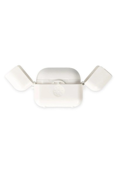 Mey İthalat®  Airpods 3 (3.nesil) Basmalı Kılıf - Beyaz