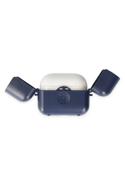 Mey İthalat®  Airpods 3 (3.nesil) Basmalı Kılıf - Lacivert