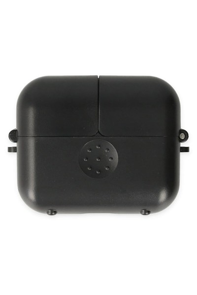 Mey İthalat®  Airpods 3 (3.nesil) Basmalı Kılıf - Siyah