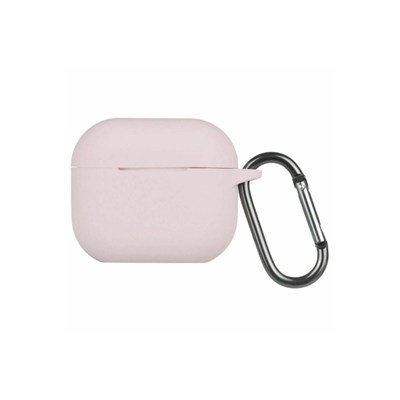 Mey İthalat®  Airpods 3 (3.nesil) Hang Kılıf - Pudra