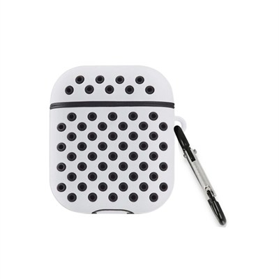 Mey İthalat®  Airpods 3 (3.nesil) Spor Delikli Kılıf - Gri-Siyah