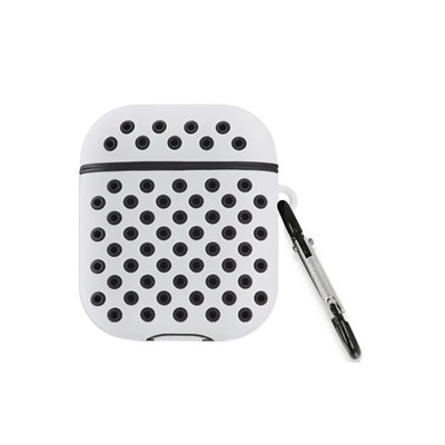 Mey İthalat®  Airpods 3 (3.nesil) Spor Delikli Kılıf - Gri-Siyah