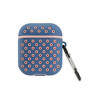 Mey İthalat®  Airpods 3 (3.nesil) Spor Delikli Kılıf - Mavi-Pembe