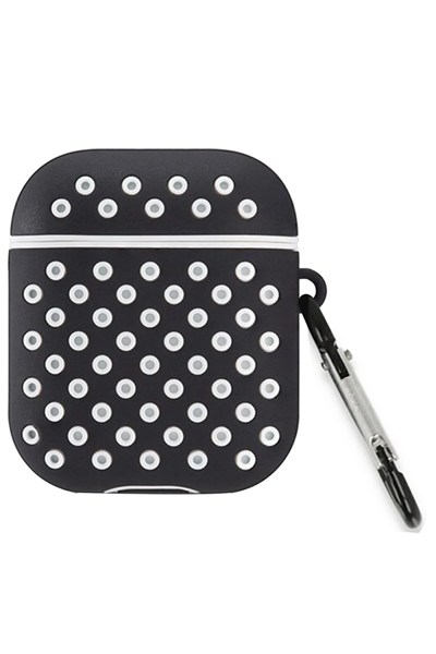 Mey İthalat®  Airpods 3 (3.nesil) Spor Delikli Kılıf - Siyah-Beyaz