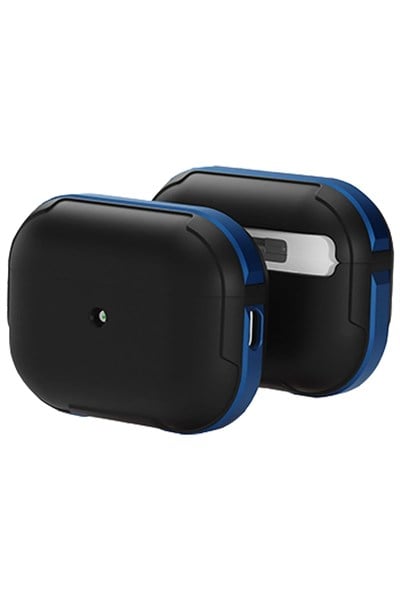 Mey İthalat®  Airpods Pro 2 (2.nesil) MO-A8 Armor Kılıf - Lacivert