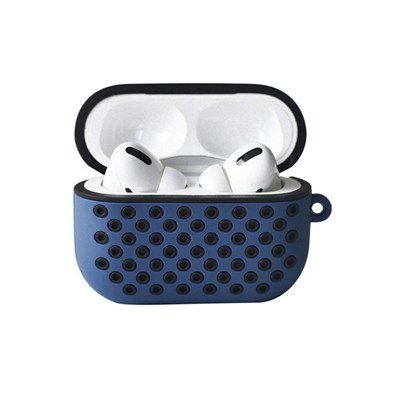Mey İthalat®  Airpods Pro 2 (2.nesil) Spor Delikli Kılıf - Lacivert-Siyah