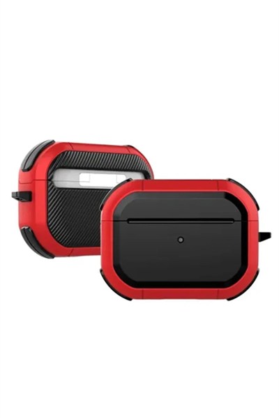 Mey İthalat®  Airpods Pro 2 (2.nesil) Tank Kılıf - Kırmızı