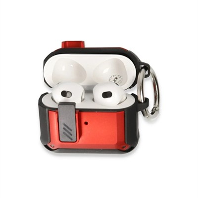 Mey İthalat®  Airpods Pro 2 (2.nesil) Truva Kılıf - Kırmızı