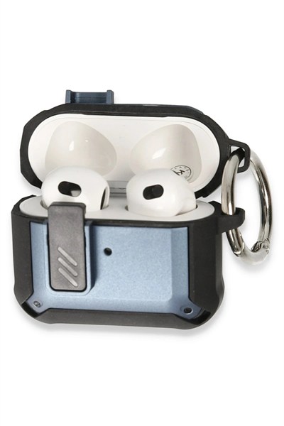 Mey İthalat®  Airpods Pro 2 (2.nesil) Truva Kılıf - Mavi