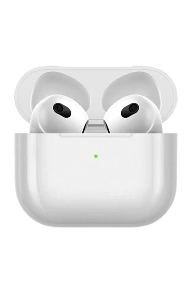 Mey İthalat®  Airpods Tesna Buds 4 Aktif Gürültü Engelleyici Özellikli Bluetooth Kulaklık - Beyaz