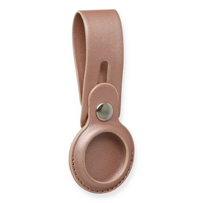Mey İthalat®  Airtag Askılı Deri Kılıf - Rose Gold