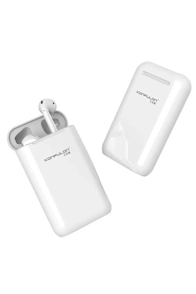Mey İthalat®  BTS08 Kablosuz Airpods Kulaklık Powerbank 5.000 mAh