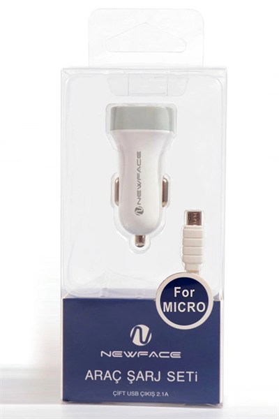 Mey İthalat®  C17 Micro USB 2.1A Araç Şarjı