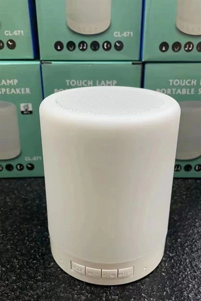 Mey İthalat®  CL-671 Şarjlı Dokunmatik Gece Lambalı Bluetooth Hoparlör