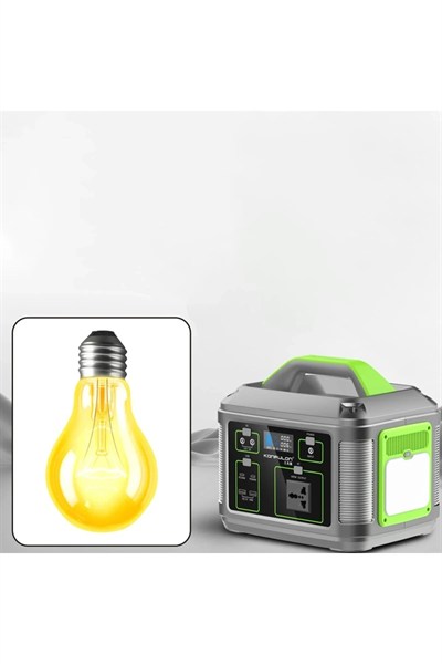 Mey İthalat®  CN05 Powerbank 600W 128.000 mAh Kamp Şarj 60W PD - Siyah