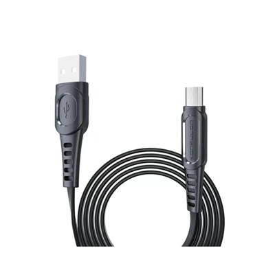 Mey İthalat®  DC01 Süper Hızlı Micro USB Kablo 1M 2.4A - Siyah