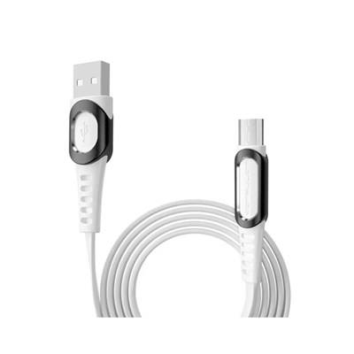 Mey İthalat®  DC01 Süper Hızlı Micro USB Kablo 1M 2.4A - Beyaz