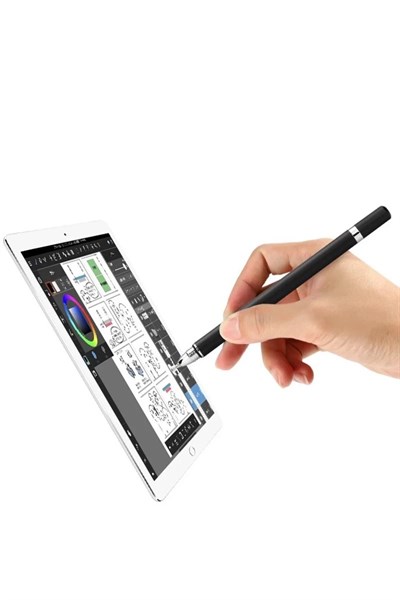 Mey İthalat®  Dokunmatik Stylus Kalem Pen 110 - Gümüş