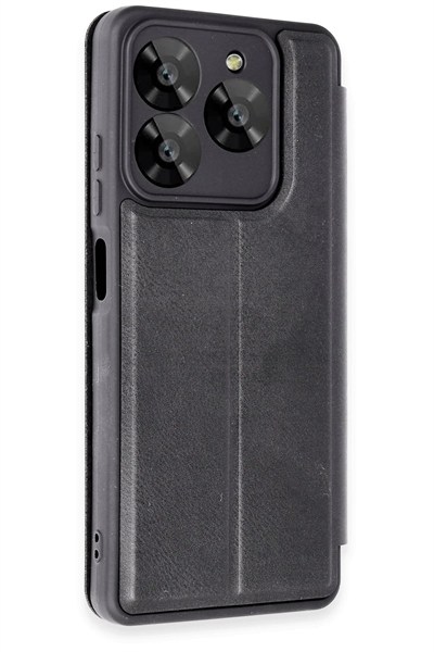 Mey İthalat®  General Mobile Era 30 Kılıf Flip Cover - Siyah