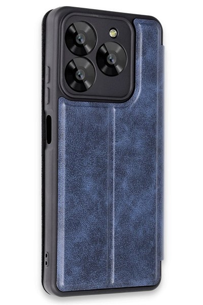 Mey İthalat®  General Mobile Era 50 Kılıf Flip Cover - Lacivert