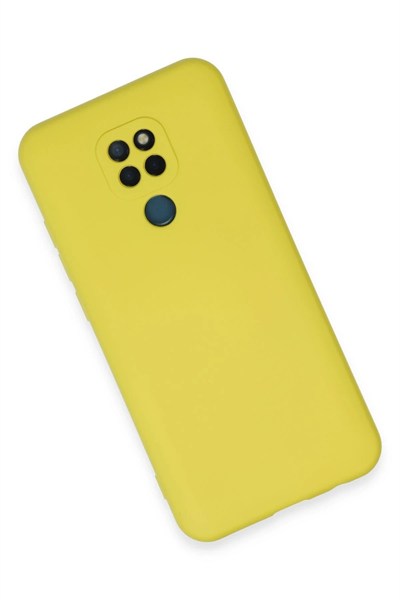 Mey İthalat®  General Mobile GM 20 Kılıf Nano içi Kadife Silikon - Sarı