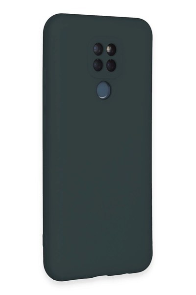 Mey İthalat®  General Mobile GM 20 Kılıf Nano içi Kadife Silikon - Koyu Yeşil