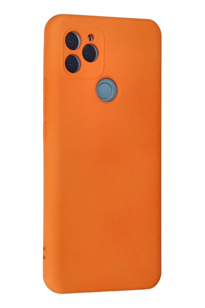 Mey İthalat®  General Mobile GM 21 Kılıf Nano içi Kadife Silikon - Turuncu