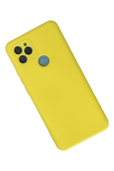 Mey İthalat®  General Mobile GM 21 Kılıf Nano içi Kadife Silikon - Sarı