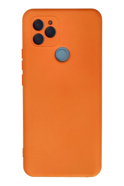 Mey İthalat®  General Mobile GM 21 Kılıf Nano içi Kadife Silikon - Turuncu